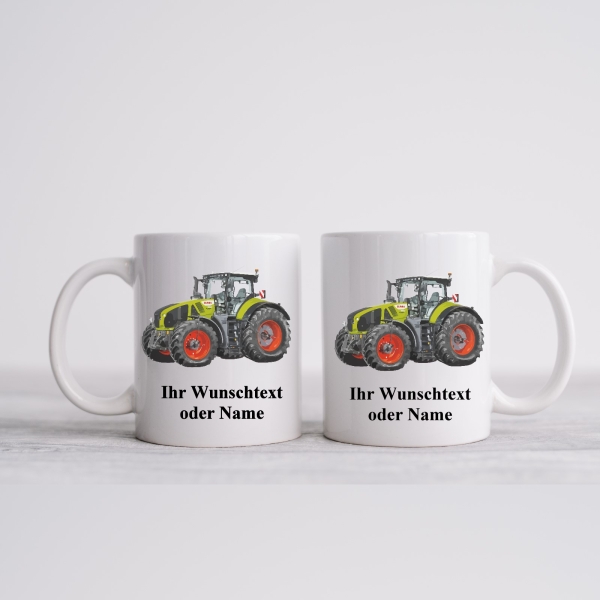 Tasse mit Traktor Claas2